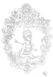 Le Turk - Dead Train - Crayonné Page Titre - Original art