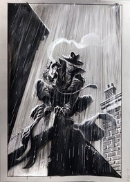 Juan E. Ferreyra - Spider- Noir Commission - Original Illustration