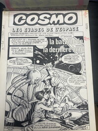 Jean-Yves Mitton - Cosmo premiere page du deuxième épisode - Planche originale