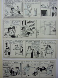 Marc Sleen - Nero - Le gant qui vole - 1957 - Planche originale