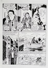 François Ravard - Planche originale Nestor Burma - Planche originale