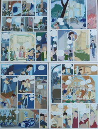 Makyo - Bleus pour Du Souchon dans l'air - Makyo - Y'a de la rumba dans l'air - Mise en couleur