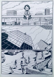 Frederik Peeters - Koma - Au Commencement - T6 p46 - Planche originale