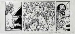 Jacques Ferrandez - Paris jour et nuit - Planche originale