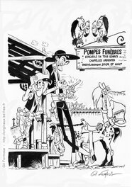 Gil Formosa - Lucky LUKE & Phil DEFER - Illustration originale