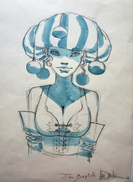 Jean-Baptiste Andréae - LOLITA - Illustration originale