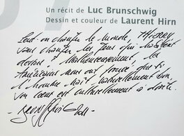 Dédicace manuscrite signée : -BRUNSCHWIG2011- Dédicace manuscrite signée : -BRUNSCHWIG2011-