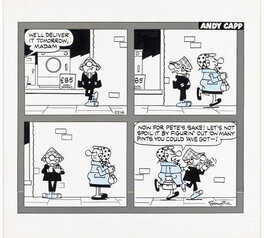 Reg Smythe - Andy Capp daily strip - Planche originale