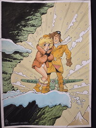 Gursel Gurcan - Illustration originale couleur aquarelle de Gursel - Illustration originale