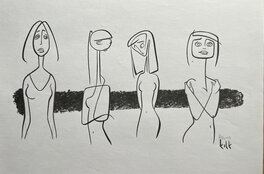 Hanco Kolk - Droeve dames - Sad Ladies - Comic Strip