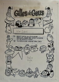 Hanco Kolk - Gillis de Geus - Planche originale