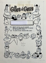 Hanco Kolk - Gillis de Geus - Planche originale