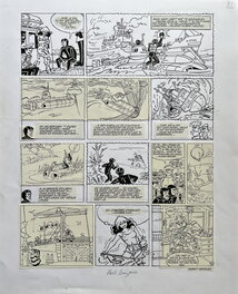 Henk Kuijpers - Frank - Het Monster van de Moerplaat - Planche originale