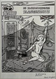 Henk Kuijpers - Franka -  De Valse Franka's - De Sluipmoordende Slangensekte - Planche originale