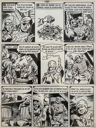 Willy Vandersteen - Rode Ridder - De Vuurgeest - Planche originale