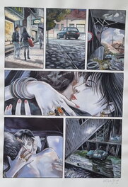 Olivier Grenson - La femme accident - Planche originale