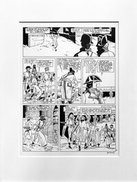 André Juillard - ARNO : PLANCHE ORIGINALE N°32  DU TOME N°2 L’ŒIL DE KÉOPS (PLANCHE SIGNÉE) - Planche originale