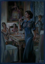 Oleksandr Demichev - Demichev's 'Intrigue' - Original Illustration