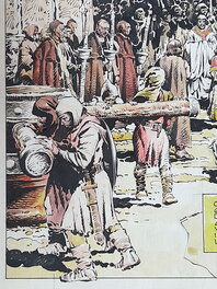 El Cid, 2. Las Cortes de León, plancha 14 (detalle) El Cid, 2. Las Cortes de León, plancha 14 (detalle)
