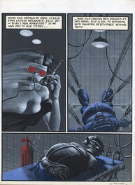 Jean-Michel Nicollet - Planche originale 4 de l’histoire courte Machine Célibataire, publiée dans l’album Ténébreuses affaires - Comic Strip