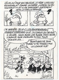 Noël Bissot - Le Baron, "Le complot des Barons" planche 15 - Planche originale