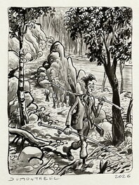 Nicolas Dumontheuil - Le meunier hurlant - Original Illustration