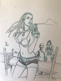 Nicolas Malfin - "Famille" réunie - Original Illustration