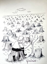 GOUVAERT - Un projet qui prend racine - Illustration originale