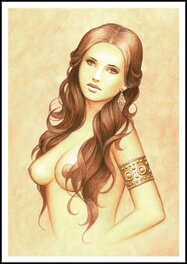 Laurent Paturaud - Mata Hari - Illustration originale