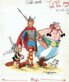 Albert Uderzo - Asterix et Obelix - Illustration originale