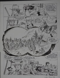 Hermann - Comanche : Furie rebelle. - Planche originale