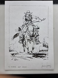 Germano giorgiani - Sinisterra au chaval - Illustration originale