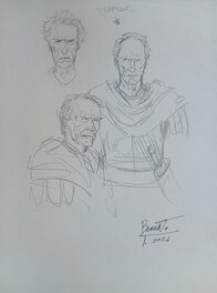 Tommaso Bennato - Bennato - Travail préparatoire - Œuvre originale
