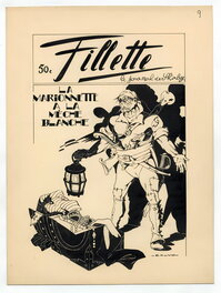 Edmond-François Calvo - La marionnette à la mèche blanche - Couverture originale