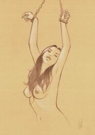 Laurent Paturaud - Pin Up - Illustration originale