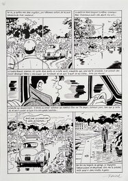 François Ravard - Nestor Burma dans l’île - Planche originale