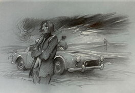 Enki Bilal - La couleur de l air - Planche originale