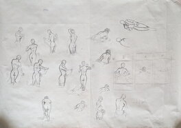 Jean-François Charles - Fox - Le club des momies - Original art