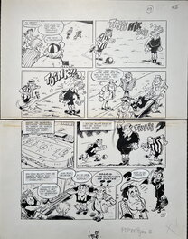 Dino Attanasio - De Macaroni's - Microvoetbal - Comic Strip