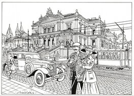 Francis Carin - Victor Sackville - Planche originale