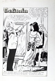 Mario Cubbino - Bélinda, épisode sans titre - Parution dans le magazine Shirley et Bélinda n°94 (Mon journal) - Planche originale