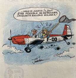 Jidéhem - Spirou - Robbedoes - Planche originale