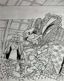 Henk Kuijpers - Franka - Moordende Concurentie - Planche originale