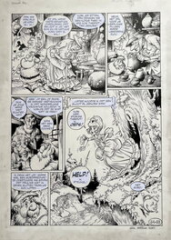 Dick Matena - Douwe Dabbert - De wonderlijke Raamvertelling - Planche originale