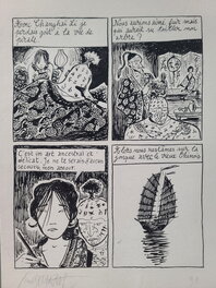 Fred Bernard - L'Homme Bonsaï - Planche originale