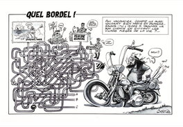 Coyote - Quel bordel ! - Illustration originale
