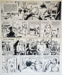 René Deynis - JACQUES FLASH   -  INVISIBLEMENT VÔTRE - Planche originale