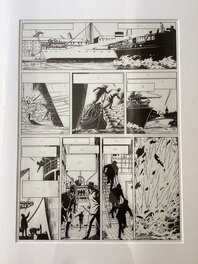 Jacques Martin - Lefranc , Le mystère Borg - Planche originale