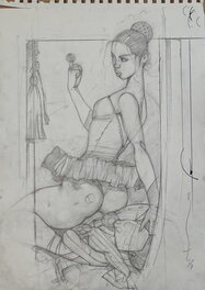 Michetz - Ballerine - Illustration originale