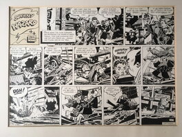 Frank Robbins - Johnny Hazard Sunday 1952 - Planche originale
